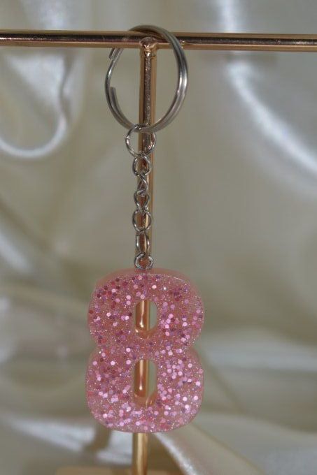 Chiffres paillettes numéro 8