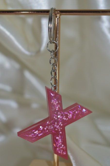 Alphabet paillettes lettre X