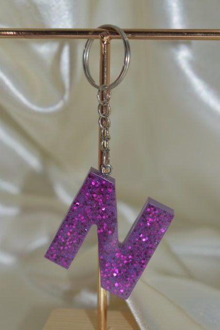 Alphabet paillettes lettre N