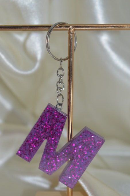 Alphabet paillettes lettre M