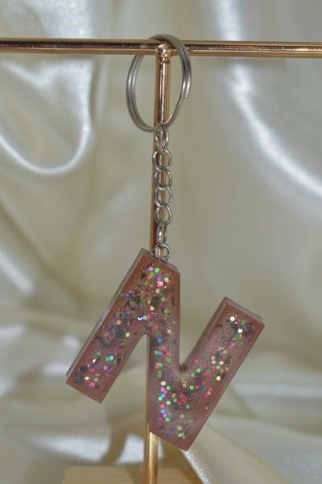 Alphabet paillettes lettre N